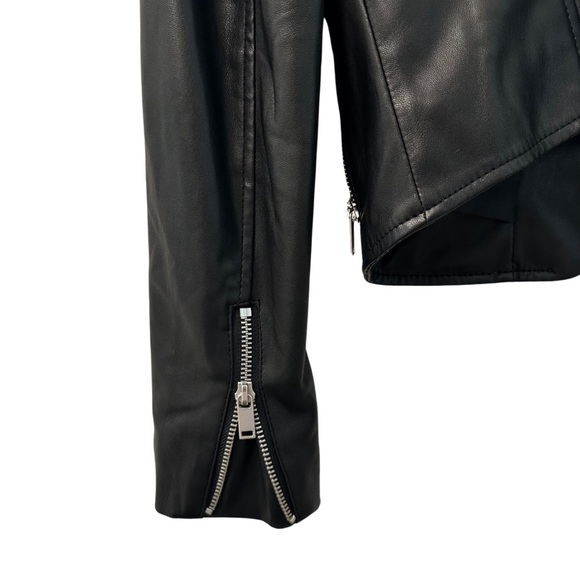 H&M Biker Faux Leather Jacket in Black - Picture 6 of 12